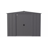 Arrow Classic Steel Storage Shed 8' x 8' Charcoal