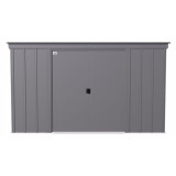 Arrow Classic Steel Storage Shed  10' x 4' , Charcoal