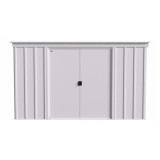 Arrow Classic Steel Storage Shed  10' x 4' , Flute Gray