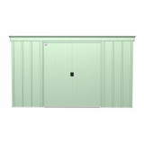 Arrow Classic Steel Storage Shed  10' x 4'  Sage Green