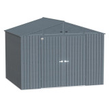 Arrow Elite Steel Storage Shed 10' x 8' Anthracite