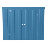 Arrow Elite Steel Storage Shed 8' x 4' -  Blue Gray