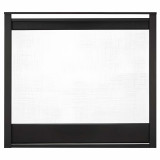 Multi Side End Panel Firescreen Front - Black - MSEP-36-BK