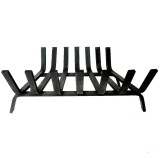 Fireplace Grate measures Front Width 24" Back Width 20" Depth 15.5" overall