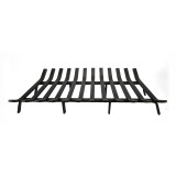 36" Black Lifetime Fireplace Grate - Extra Heavy-Duty