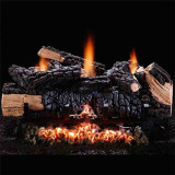 18'' Cumberland Charred Vent Free Gas Log Set w/Manual Valve - NG