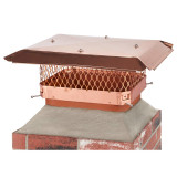 12'' x 16'' Copper Single Flue Chimney Cap