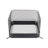 13'' x 13'' Black Painted Galvanized Raccoon Screen