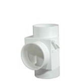 4" White Dryer Vent Heat Saver