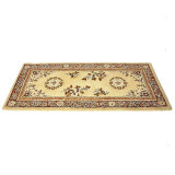 56'' Rectangle Beige Oriental Fireplace Rug