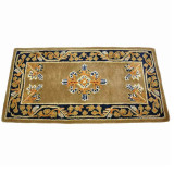 Protect your hearth and flooring with a 44'' Rectangle Jardin Fireplace Rug