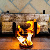 Super Cedar Firestarters will burn 20 - 30 minutes with a 12" flame