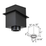 6" DuraTech 11" Square Ceiling Support Box - 6DT-CS11