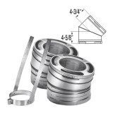 7" DuraPlus 30 Degree Galvanized Elbow Kit - 7DP-E30