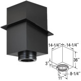 8" DuraTech 36" Square Ceiling Support Box - CS36