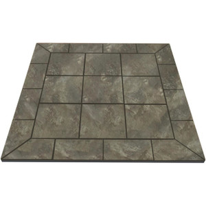 Thermal Stove/Wall Board, Floor Protector, Slate, 28 x 32-In.