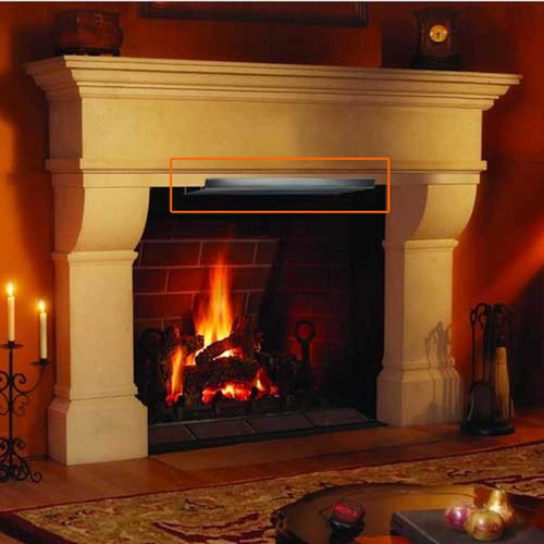 HomeSaver Mantel Shield - Black