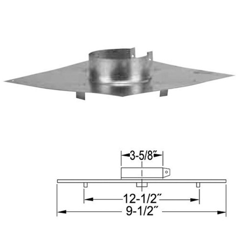 SELKIRK Corp 3VP-24 Vent 3 x 24 Pellet Stove Pipe - Pellet Vent 