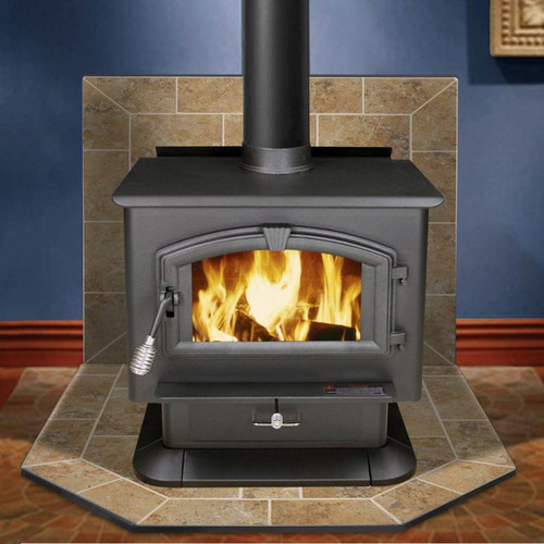 How to protect the wall behind my wood-burning stove?