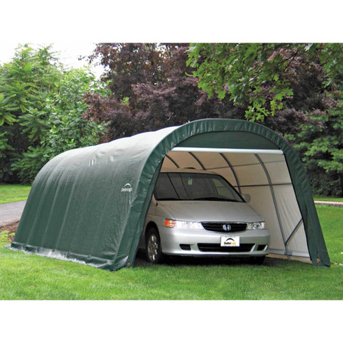 ShelterLogic 12' x 24' x 8' RoundTop Forest Green Garage