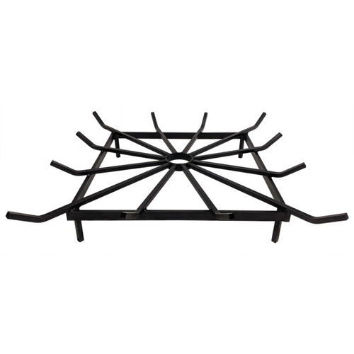 28" Heavy Duty Steel Square Outdoor Fire Pit Grate
