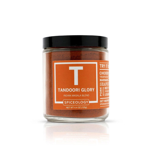 Spiceology Tandoori Glory Indian Masala Blend Glass Jar