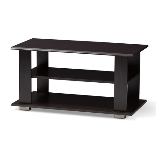 Baxton Studio Joliette Modern and Contemporary Wenge Brown Finished Coffee Table