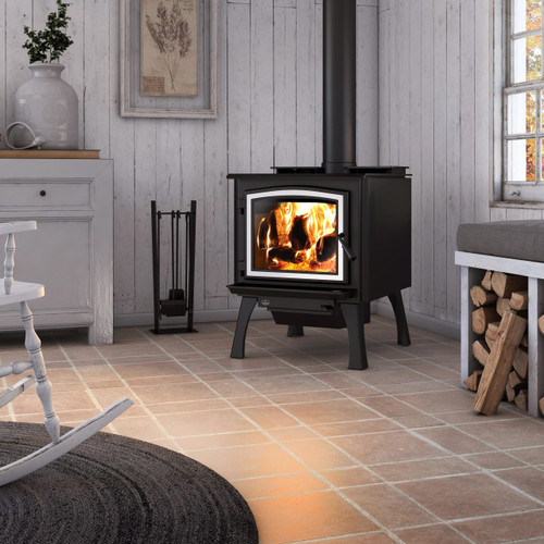 Ashley 2,000 Sq. Ft. Pedestal Wood Stove