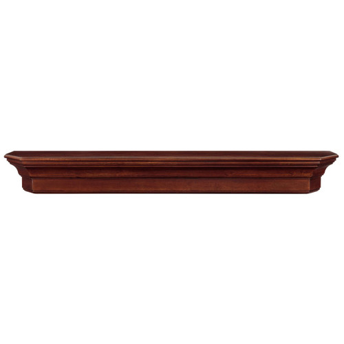60" Lindon Fireplace Shelf by Pearl Mantels - Cherry Distressed Finish