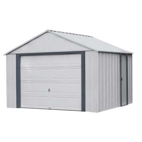 Arrow Murryhill 12' x 10' Steel Storage Garage/Building - Gray
