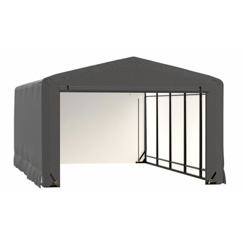ShelterTube 12' x 27' x 8' Wind & Snow-Load Rated Garage - Gray