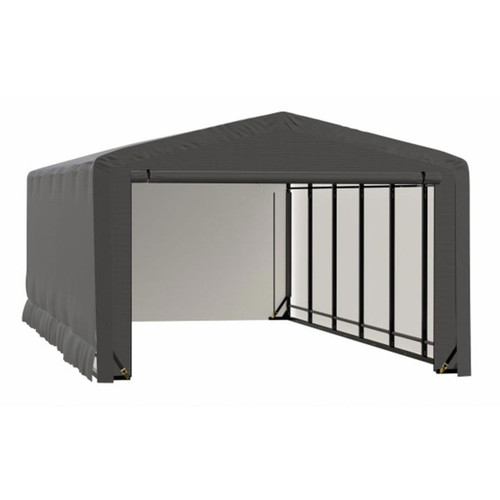 ShelterTube 12' x 23' x 8' Wind & Snow-Load Rated Garage - Gray