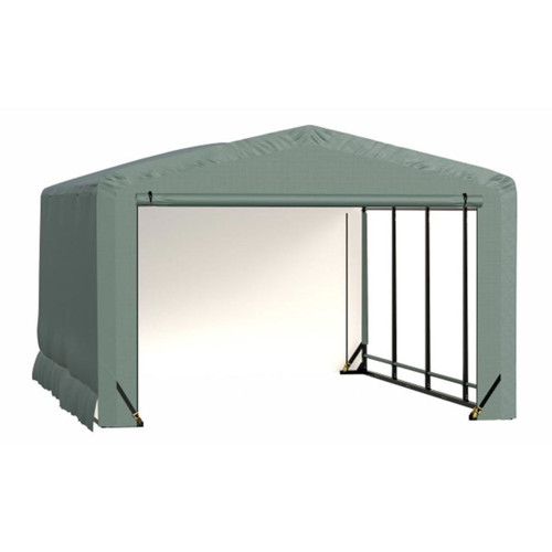 ShelterTube 12' x 18' x 8' Wind & Snow-Load Rated Garage - Green