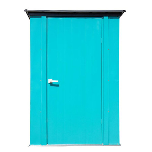 Spacemaker 4' x 3' Patio Shed - Teal and Anthracite