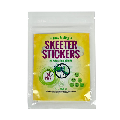 Skeeter Stickers Mosquito Repellent Patches - 60 Count