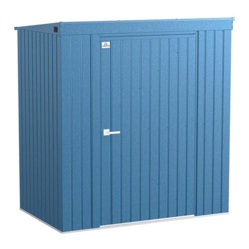 Arrow Elite Steel Storage Shed 6' x 4' -  Blue Gray