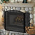 3 Fold Large Wrought Iron Fireplace Screen - Black