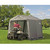 ShelterLogic 8' x 8' x 8' Heavy-Duty Gray Storage Shed-in-a-Box - 70423