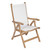 White Florida Sling Reclining Chair
