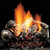 Hargrove 18'' Natural Gas Burnt Oak Vented Gas Log Set