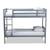 Baxton Studio Liam Modern and Contemporary Gray Finished Wood Twin Size Bunk Bed