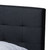 Baxton Studio Maren Mid-Century Modern Gray Fabric Upholstered Queen Size Platform Bed with Two Nightstands