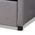 Baxton Studio Becker Modern and Contemporary Transitional Gray Fabric Upholstered Queen Size Daybed with Trundle