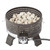 Sporty Campfire Black Portable Gas Fire Pit -Propane - 60,000 BTU