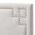 Baxton Studio Geneva Modern and Contemporary Grayish Beige Fabric Upholstered Twin Size Headboard
