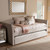 Baxton Studio Camino Modern and Contemporary Beige Fabric Upholstered Daybed with Guest Trundle Bed