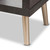Baxton Studio Atlantic Modern and Contemporary Dark Gray and Light Gray Two-Tone Finished Wood Display Shelf
