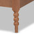 Baxton Studio Cielle French Bohemian Ash Walnut Finished Wood Full Size Platform Bed Frame