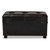 Baxton Studio Callum Modern Transitional Distressed  Brown Faux Leather Upholstered 2-Drawer Storage Trunk Ottoman