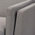 Baxton Studio Sava Mid-Century Modern Grey Fabric Upholstered Walnut Wood 3-Seater Sofa